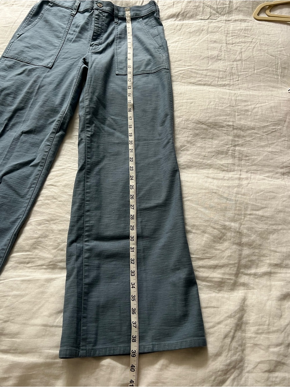 NWT J Crew Wide-Leg Pants in Dusty Blue - Picture 6 of 11